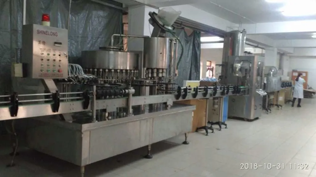 фотография продукта Линия розлива в ПЭТ 6.000 бут/час