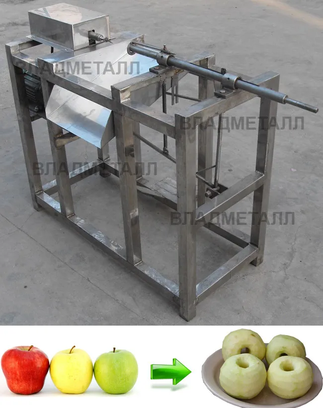 Фотография продукта Полуавтоматическая машина чистки яблок