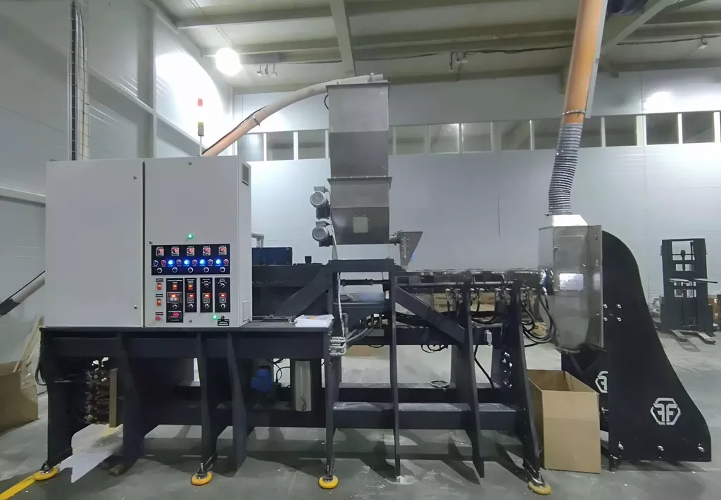 Фотография продукта Двушнековый пищевой варочный экструдер